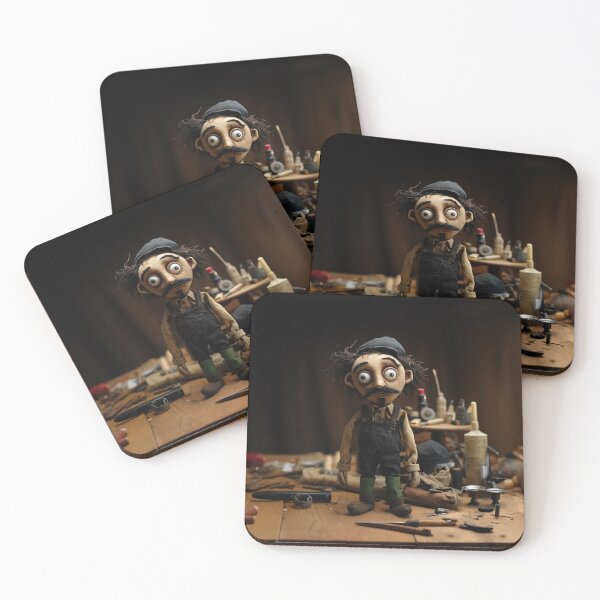 Item preview, Carpenter w His Tools - Horror Puppet designed and sold by Peter LOPEZ.