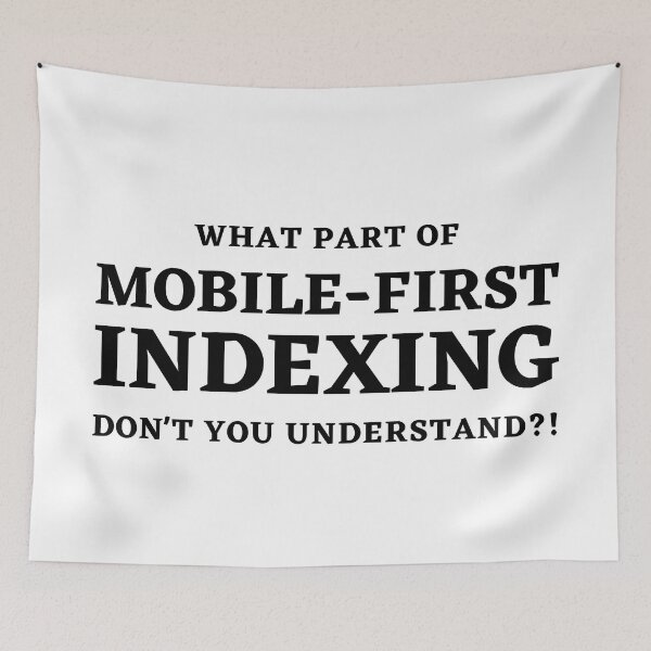 Item preview, SEO Clarifications: "Mobile-First Indexing" Statement designed and sold by Motive Union.