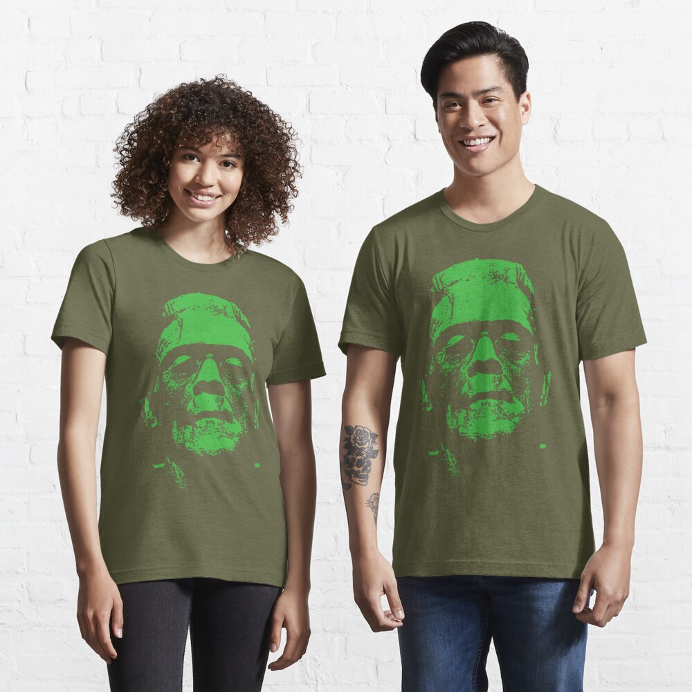 Frankenstein-Monster-Green Design-Shirt/T-Shirt – Latino's Rock