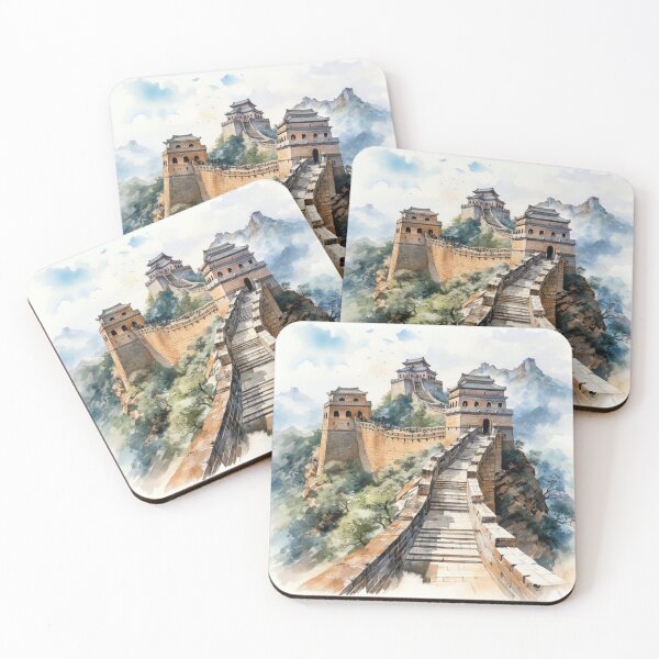 Item preview, Great Wall of China Watercolor Collection designed and sold by Yuenyong Market.