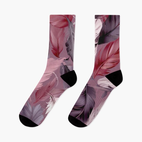 Item preview, Feathers - Rose, pink, mauve, gray, silver 4 designed and sold by Highlandkings.