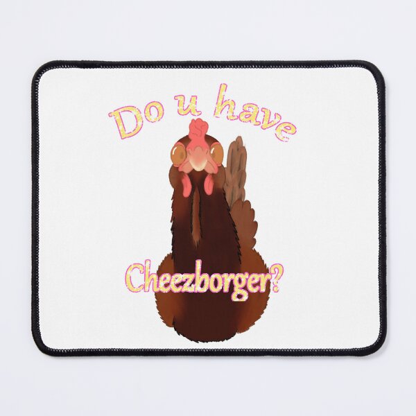 Item preview, Do U Have Cheezborger? (Transparent) designed and sold by WolfBunnyWorks.