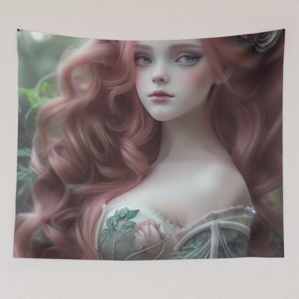 Item preview, Wary Tales Pink Rose Fairy designed and sold by WaryTales.