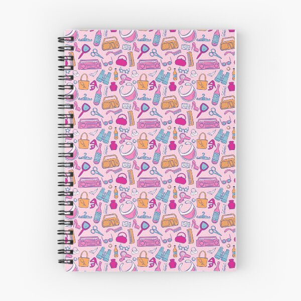 Item preview, Barbie Pink Accessories Pattern designed and sold by beestonestudio.