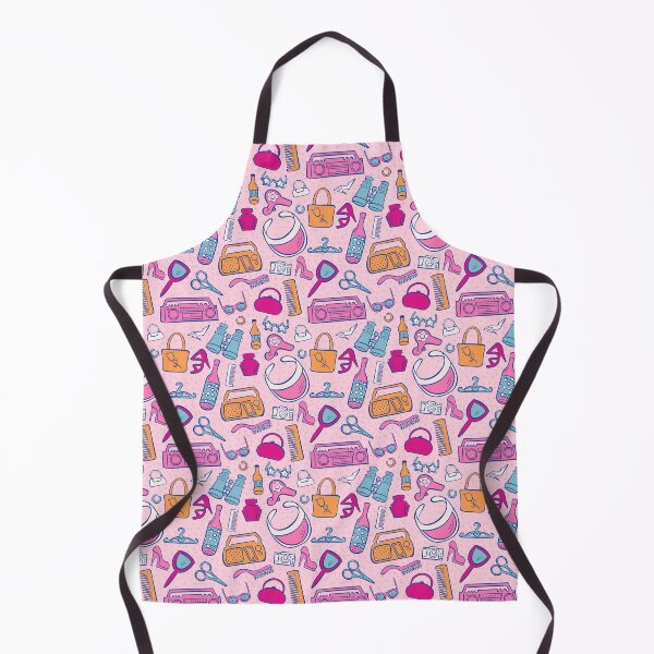 Item preview, Barbie Pink Accessories Pattern designed and sold by beestonestudio.