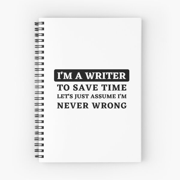Item preview, Confident Writer: "Never Wrong" Statement Design designed and sold by Motive Union.