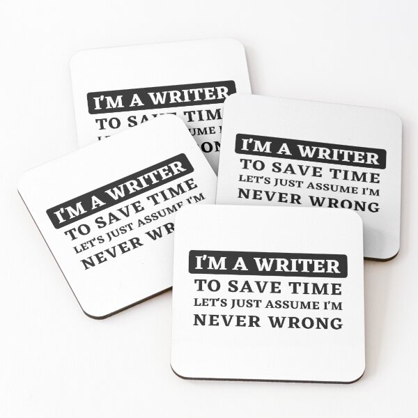 Item preview, Confident Writer: "Never Wrong" Statement Design designed and sold by Motive Union.