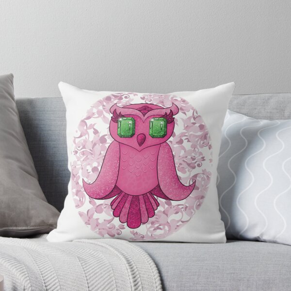 Item preview, Sparkly Pink Owl Whimsy designed and sold by EmeraldOwl57.