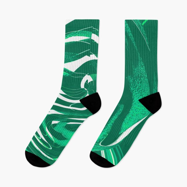 Item preview, Abstract Twirls and Swirls and Bursting Lights Green designed and sold by deniselynnimage.