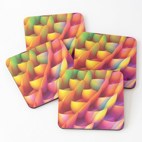 Item preview, Colorful 3D Abstract Curved Lines Pattern designed and sold by Lamarcy.