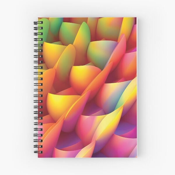 Item preview, Colorful 3D Abstract Curved Lines Pattern designed and sold by Lamarcy.