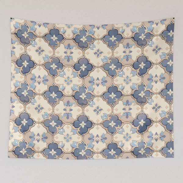 Item preview, Tile flower diamond pattern designed and sold by HydraDreams.