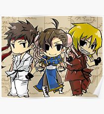 streer figther Poster