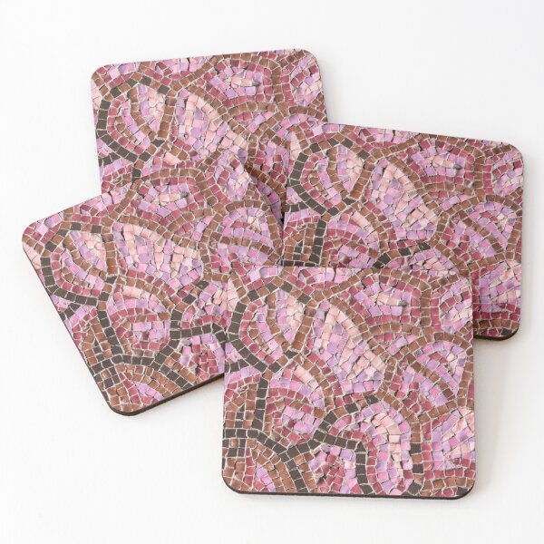 Item preview, Chaotic Abstraction in Warm Pink Mauve Magenta and Brown designed and sold by Georgia Mizuleva.