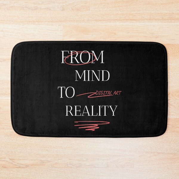 Item preview, from mind to reality, digital quote art designed and sold by HosvPrint .s.