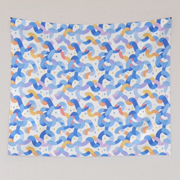 Item preview, Worm lock ties pattern designed and sold by HydraDreams.