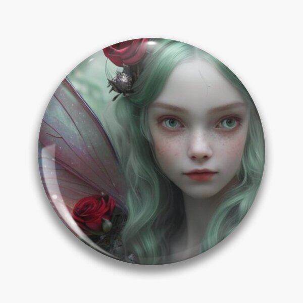 Item preview, Wary Tales Green Rose Fairy designed and sold by WaryTales.