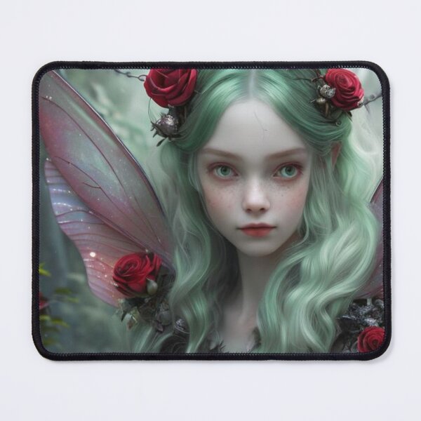 Item preview, Wary Tales Green Rose Fairy designed and sold by WaryTales.