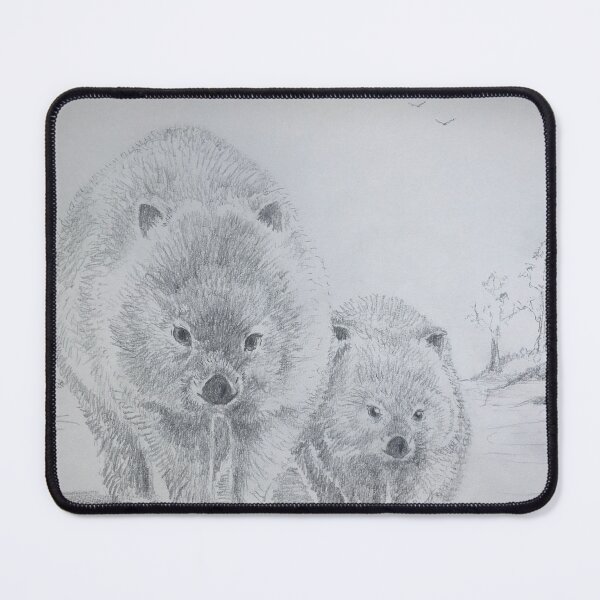 Item preview, Wombats by Ian Shiel designed and sold by Ruckrova.