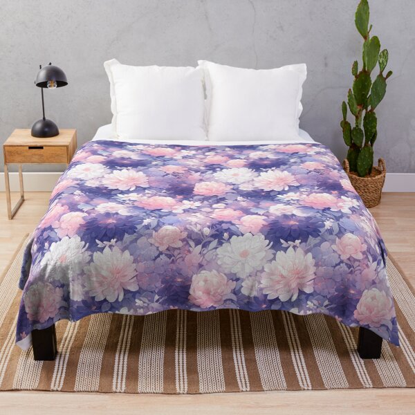 Item preview, Purple pink flower pattern designed and sold by HydraDreams.