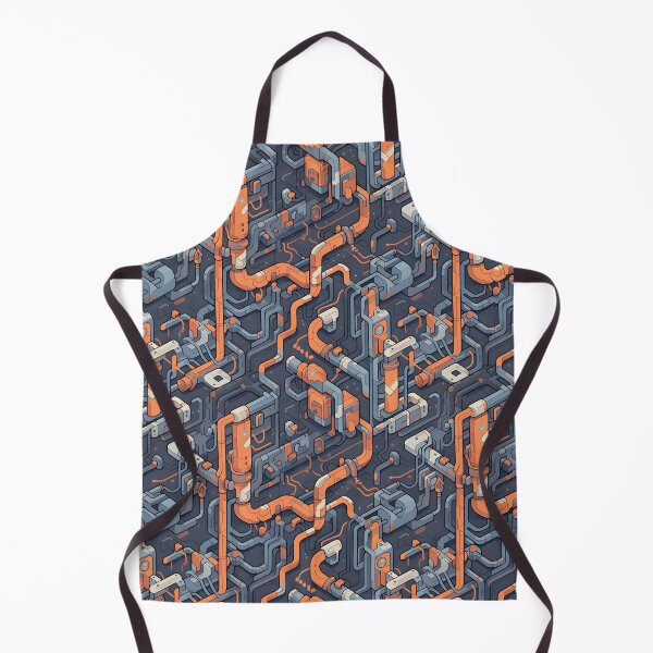 Item preview, Industrial pipe circuits pattern designed and sold by HydraDreams.