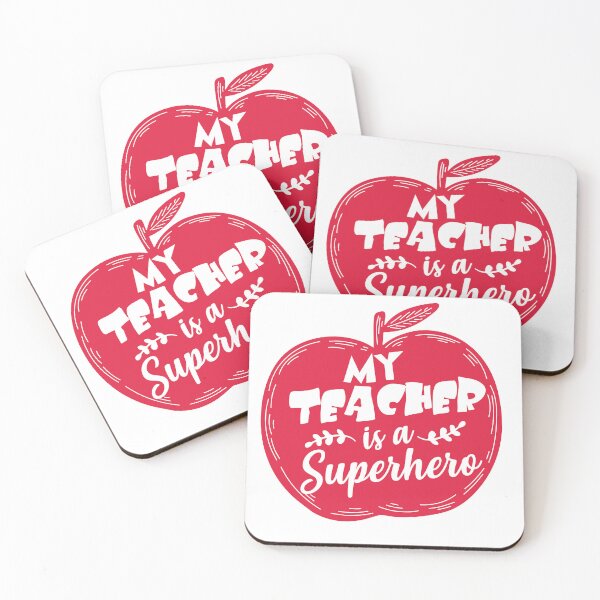 Item preview, My Teacher Is A Superhero  - Cute, Funny and For Kids by FanityPrints designed and sold by FanityPrints.