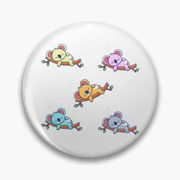 Item preview, sleeping Koala, pack 5 different colors designed and sold by creativo21.