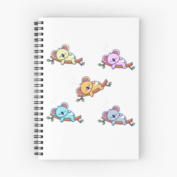 Item preview, sleeping Koala, pack 5 different colors designed and sold by creativo21.