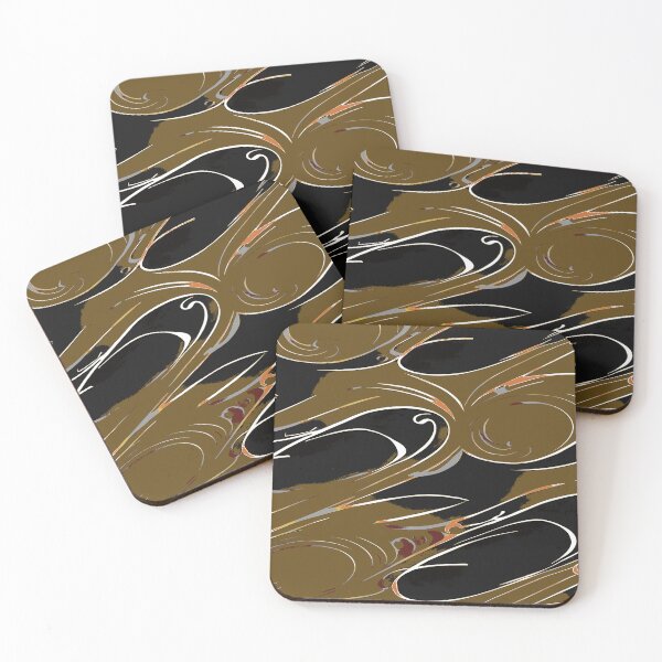 Item preview, Random Swirls and Twirls in Brown and Black designed and sold by deniselynnimage.