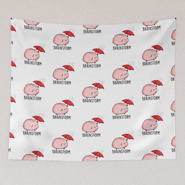 Item preview, Brain Storm Funny Anatomy Puns  designed and sold by punnybone.