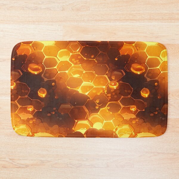 Item preview, Lava honey honeycomb pattern designed and sold by HydraDreams.