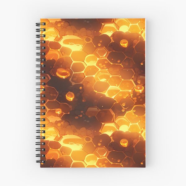 Item preview, Lava honey honeycomb pattern designed and sold by HydraDreams.