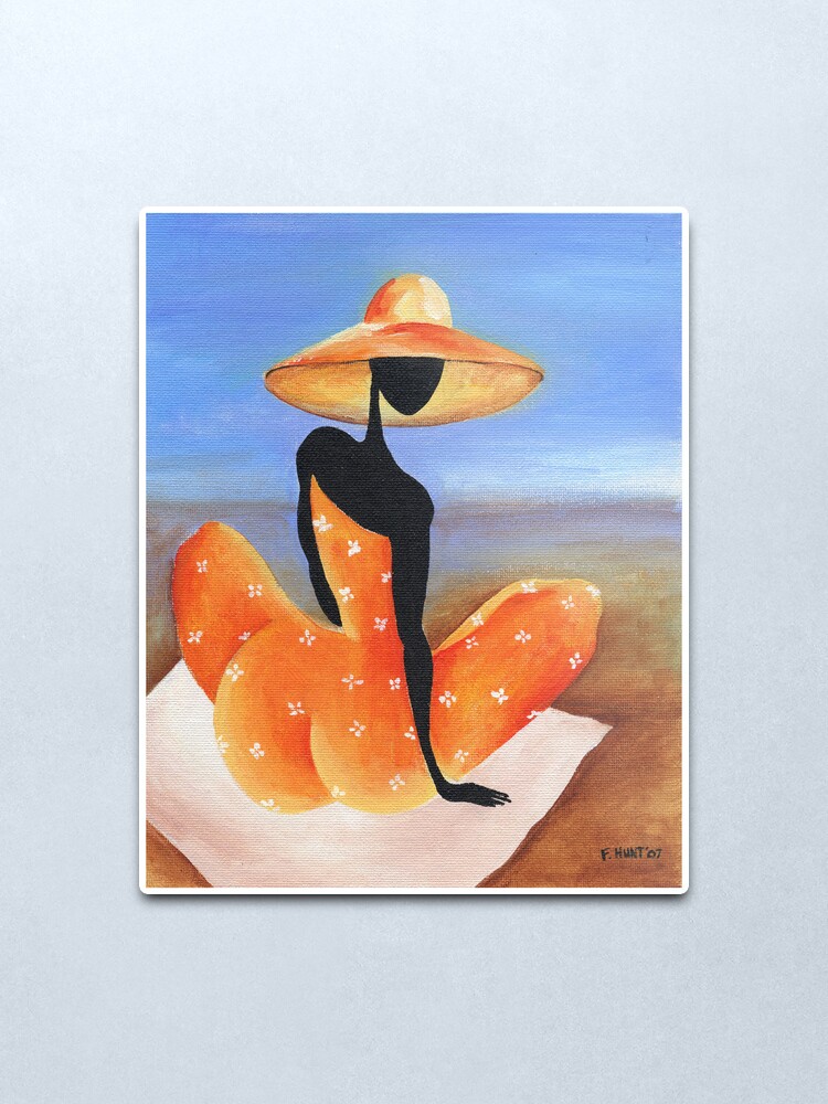 Alternate view of Sitting Pretty Metal Print