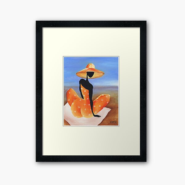 Sitting Pretty Framed Art Print
