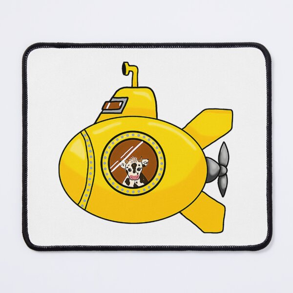 Item preview, yellow Submarine Yellow Submarine Cow designed and sold by ErlinPadberg.