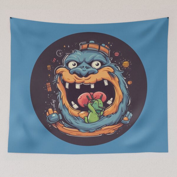 Item preview, Funny Smiling Monster designed and sold by WitchyWare.