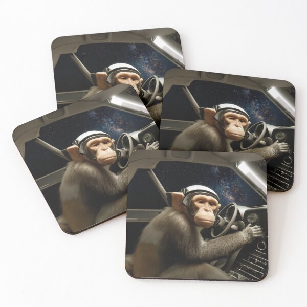 Item preview, Monkey Astronaut's Space Drive designed and sold by YipItsArt.