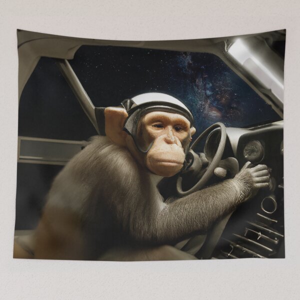Item preview, Monkey Astronaut's Space Drive designed and sold by YipItsArt.