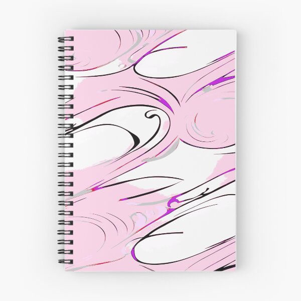 Item preview, Random Swirls and Twirls in Pink and White designed and sold by deniselynnimage.