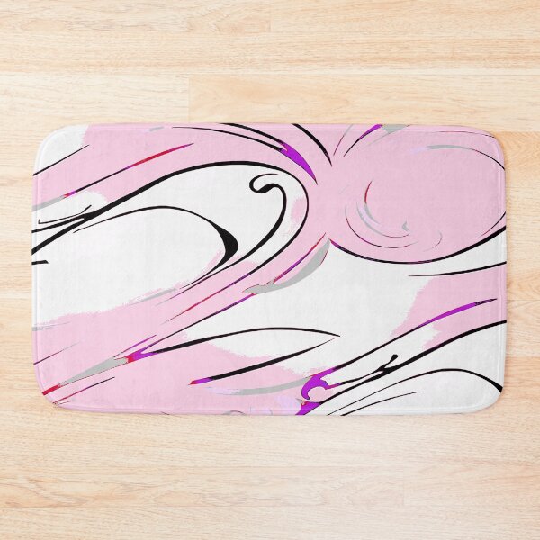 Item preview, Random Swirls and Twirls in Pink and White designed and sold by deniselynnimage.