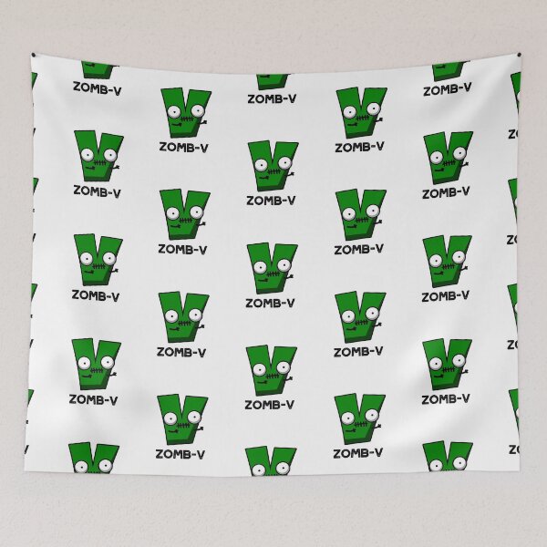 Item preview, Zom-V Halloween Funny Zombie Alphabet V Puns  designed and sold by punnybone.