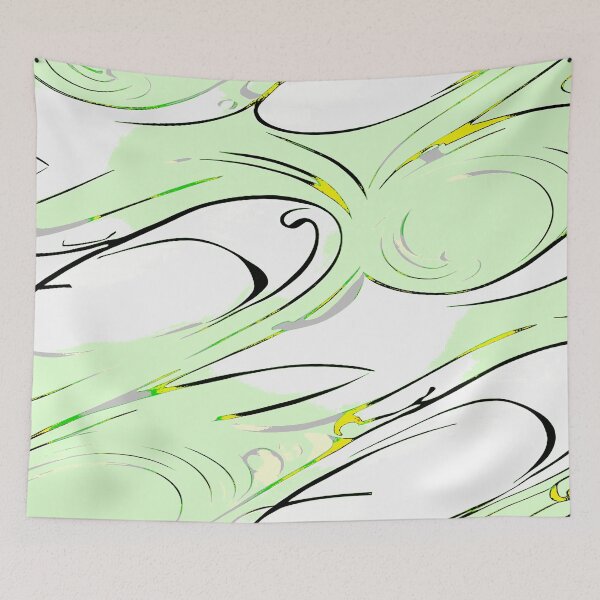 Item preview, Random Swirls and Twirls in Mint  designed and sold by deniselynnimage.