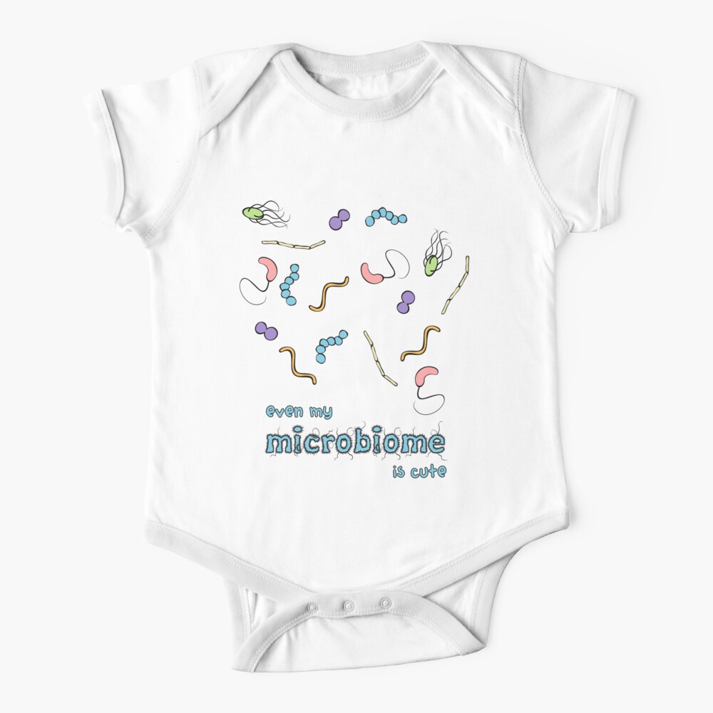 Cute Microbiome Baby One-Piece