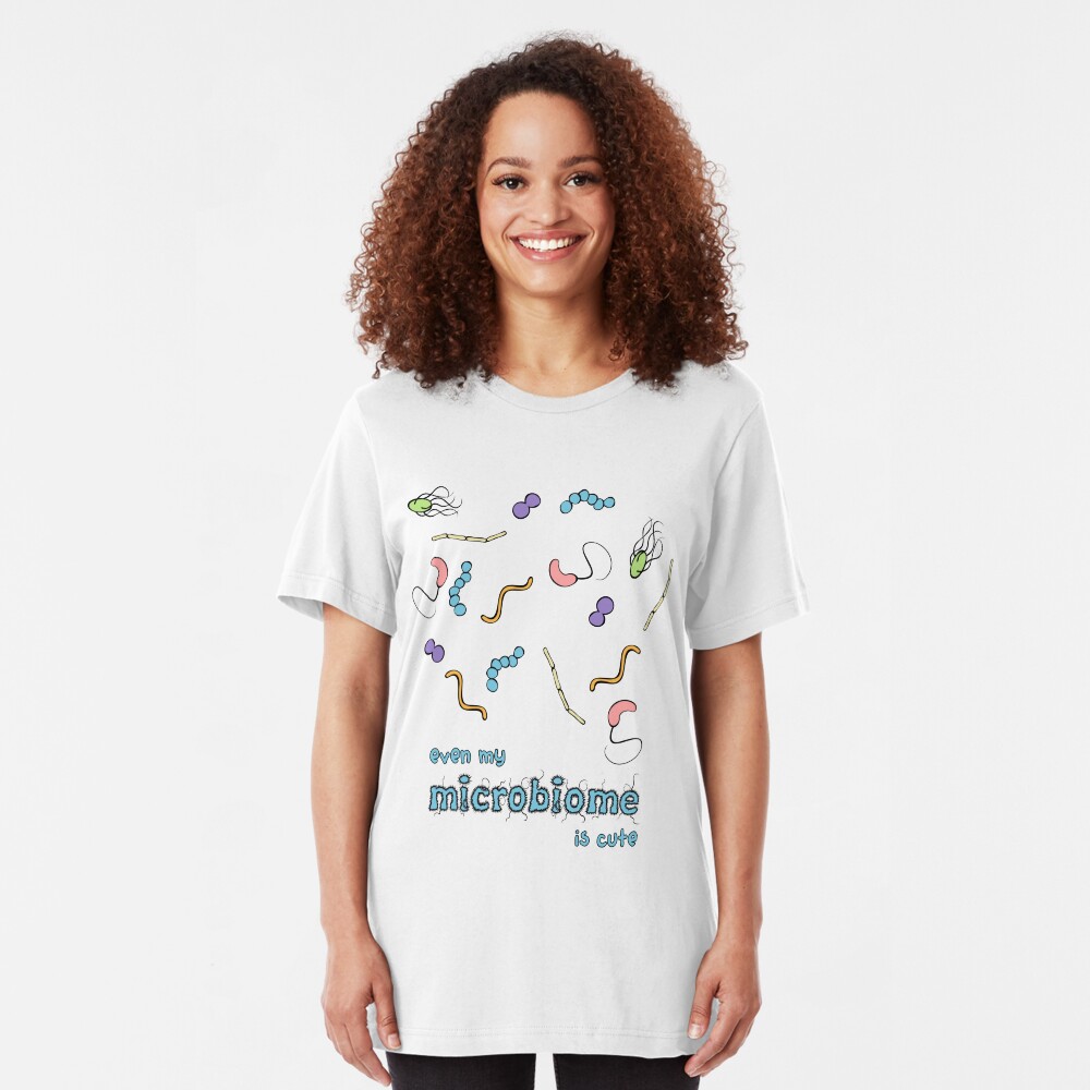 Cute Microbiome Slim Fit T-Shirt