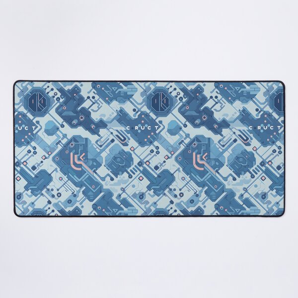 Item preview, Blue circuits board pattern designed and sold by HydraDreams.
