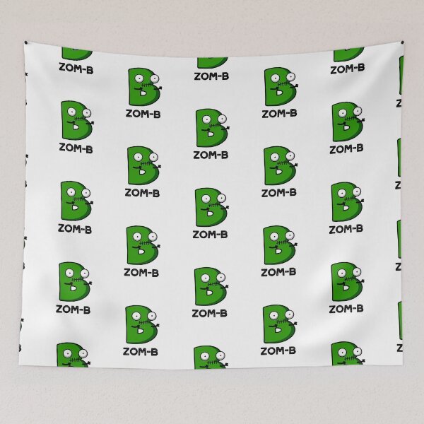Item preview, Zom-B Funny Halloween Zombie Alphabet B Puns  designed and sold by punnybone.