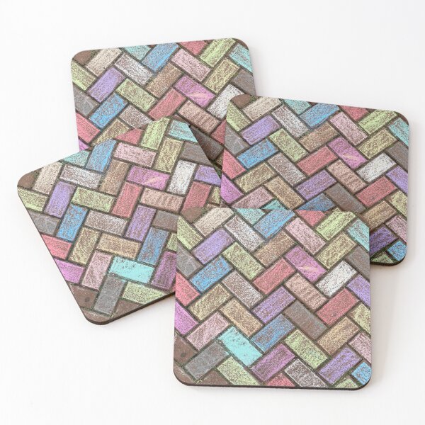 Item preview, Brightly Coloured Floor Bricks designed and sold by Sinemathk.