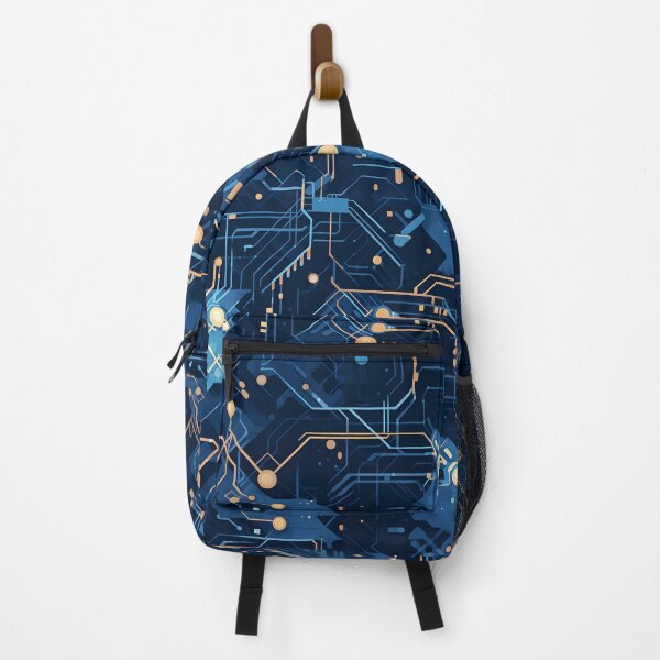 Item preview, Dark Blue circuitry pattern designed and sold by HydraDreams.