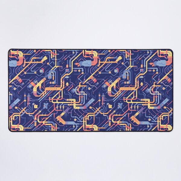Item preview, Colourful circuitry pattern designed and sold by HydraDreams.
