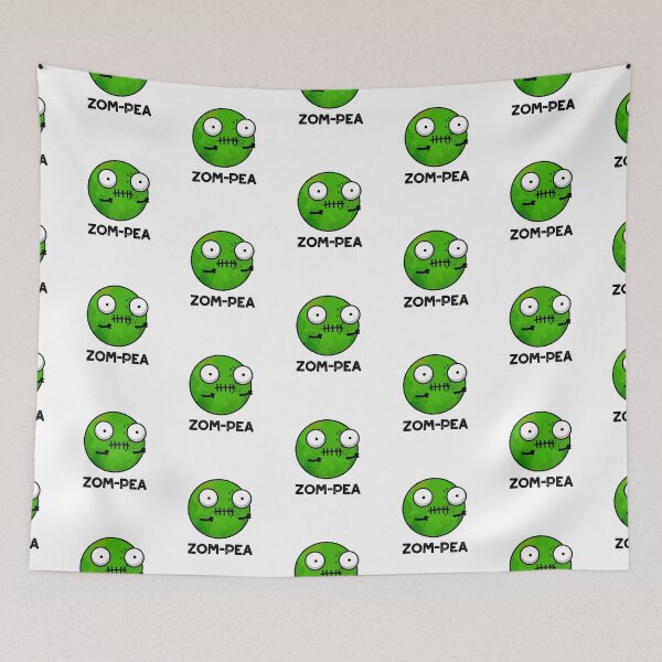 Item preview, Zom-pea Halloween Funny Zombie Pea Puns  designed and sold by punnybone.